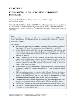 CHAPTER 2 FUNDAMENTALS OF ISCO USING HYDROGEN