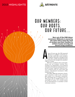 our members: our roots, our future