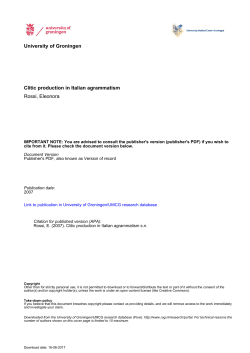 6.1 Italian imperative sentences