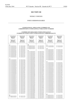 PCT/2004/50 : PCT Gazette, Weekly Issue No. 50, 2004