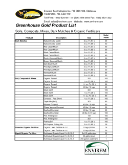 Greenhouse Gold Product List