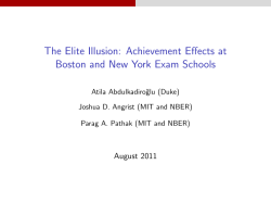 The Elite Illusion - Evidence Based Policy Making