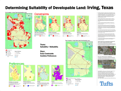 Suitability of Developable Land