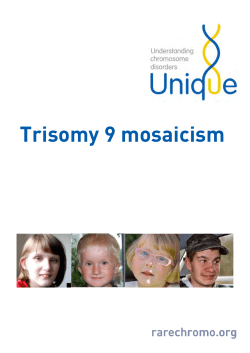 Trisomy 9 mosaicism FTNW