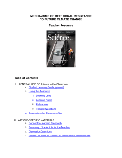Take the heat EG - Science in the Classroom