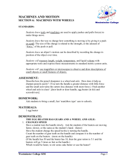 machines with - Westminster College