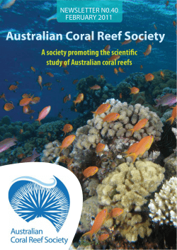 February 2011 - Australian Coral Reef Society