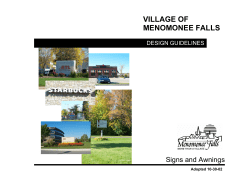 Insert a Picture - Village of Menomonee Falls