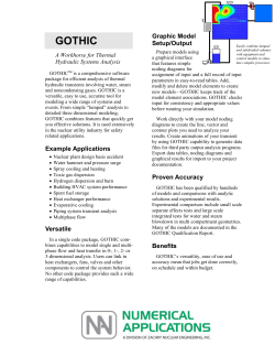 GOTHIC Datasheet