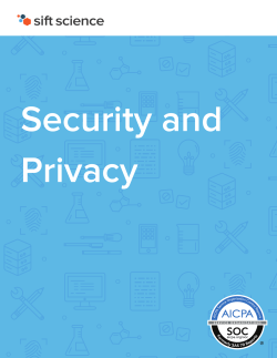 Security and Privacy Overview