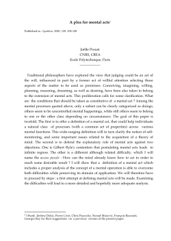 A plea for mental acts