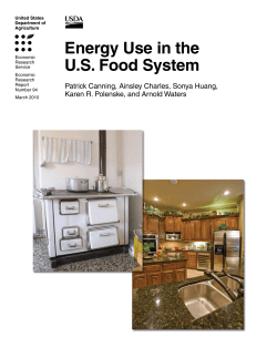 Energy Use in the US Food System
