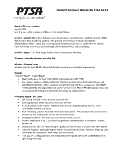 Elizabeth Blackwell Elementary PTSA 2.8.54