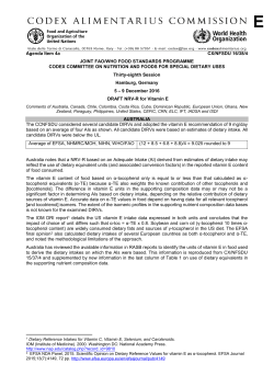 codex alimentarius commission - Food and Agriculture Organization