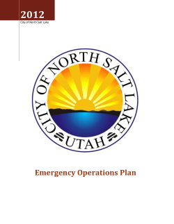 City Emergency Plan