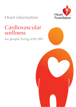 Cardiovascular wellness for people living with HIV