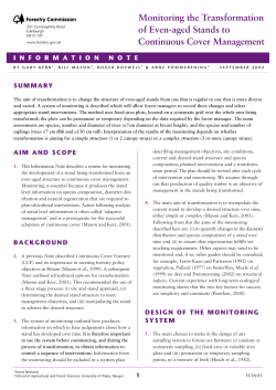 Monitoring the Transformation of Even
