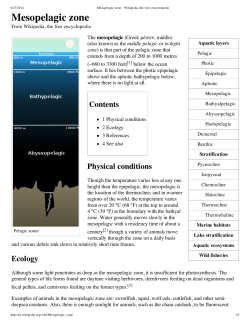 Mesopelagic zone