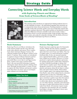 Connecting Science Words and Everyday Words - KCS-5th