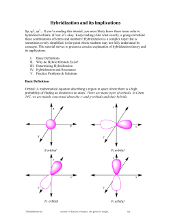 Hybridization and its Implications Modified-1