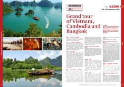 Grand tour of Vietnam, Cambodia and Bangkok