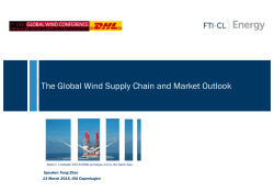 The Global Wind Supply Chain and Market Outlook