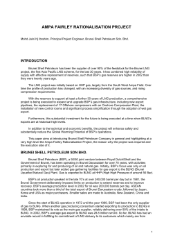 AMPA FAIRLEY RATIONALISATION PROJECT