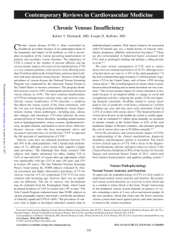 Contemporary Reviews in Cardiovascular Medicine