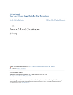 America`s Lived Constitution - Yale Law School Legal Scholarship