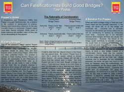 Can Falsificationists Build Good Bridges?