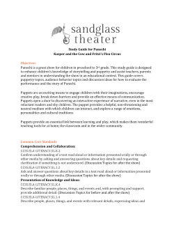 Study Guide - Sandglass Theater
