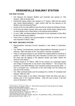 erskineville railway station