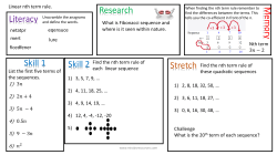 MissB nth term rule - Miss B`s Resources