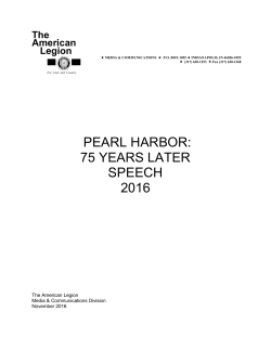 Pearl Harbor Day - The American Legion of Iowa
