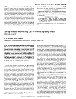 Isotope-Ratio-Monitoring Gas Chromatography