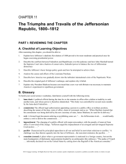 The Triumphs and Travails of the Jeffersonian