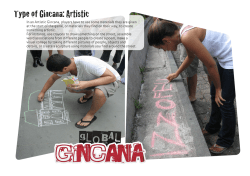 Global Gincana voorbeelden
