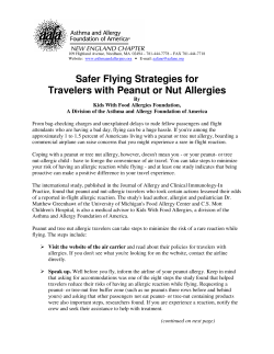 Click here for: &ldquo;Safer Flying Strategies for Travelers with Peanut or