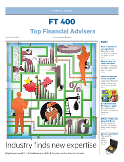 Financial Times 400 "Top Financial Advisers"