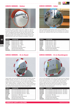 CONVEX MIRRORS &ndash; Outdoor CONVEX MIRRORS