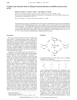 Gradient Line Reaction Paths for Hindered Internal Rotation in