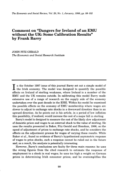 Comment on "Dangers for Ireland of an EMU without the UK: Some