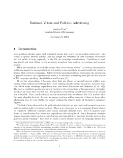 Rational Voters and Political Advertising
