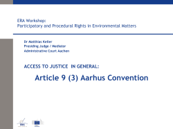 Article 9 (3) Aarhus Convention