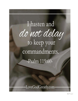 21 Day Devotional Guide