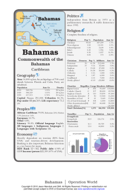 Bahamas Week 15