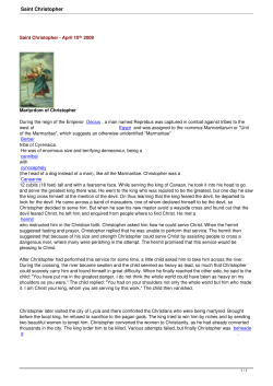 Saint Christopher