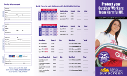 Protect your Outdoor Workers from Harmful UV.