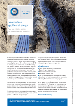 Near-Surface Geothermal Energy