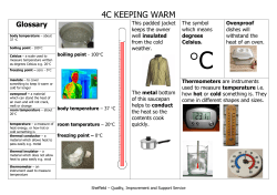 4C KEEPING WARM